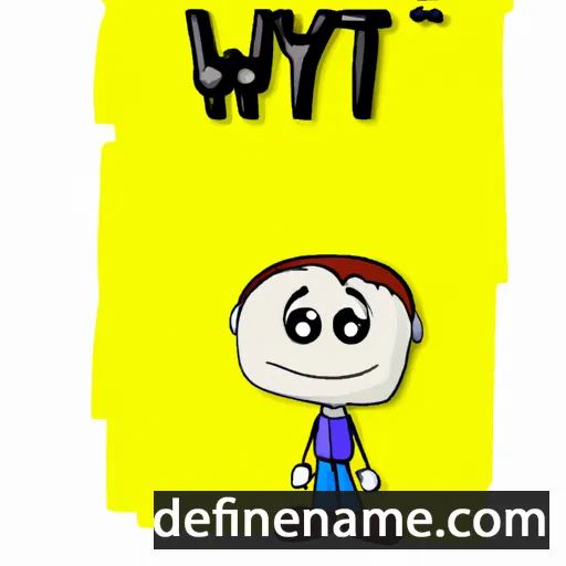 cartoon of the name Wyot