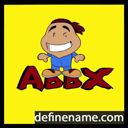 cartoon of the name Xabi