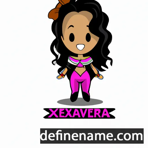 cartoon of the name Xaviera