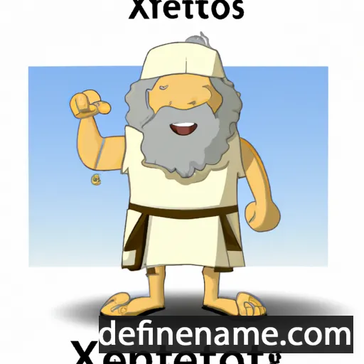 cartoon of the name Xenokrates