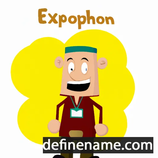 cartoon of the name Xenophon