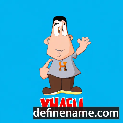 cartoon of the name Xhelal