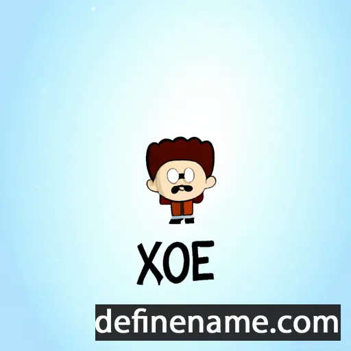 cartoon of the name Xosé