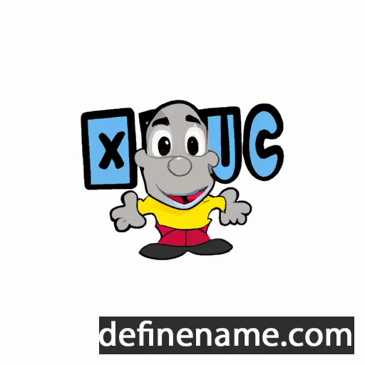 cartoon of the name Xquic