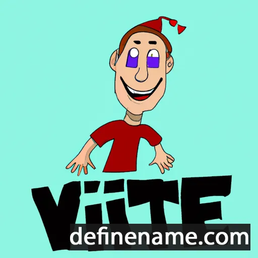 cartoon of the name Vítek