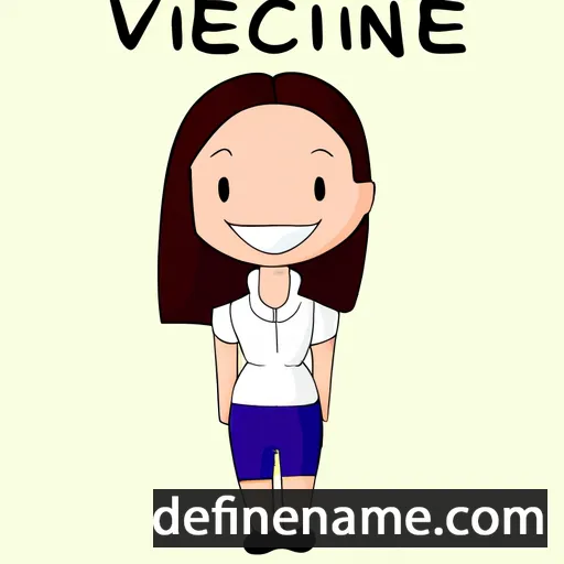 cartoon of the name Vincenza