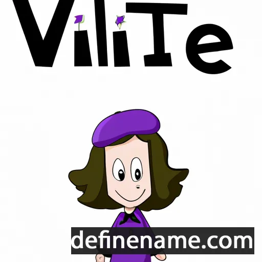 Violet cartoon