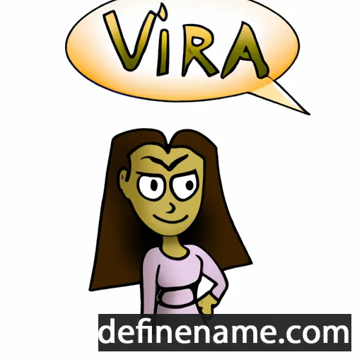 cartoon of the name Viraja