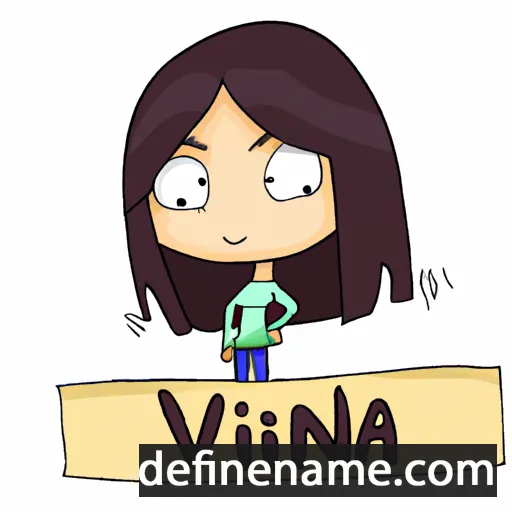 cartoon of the name Virna