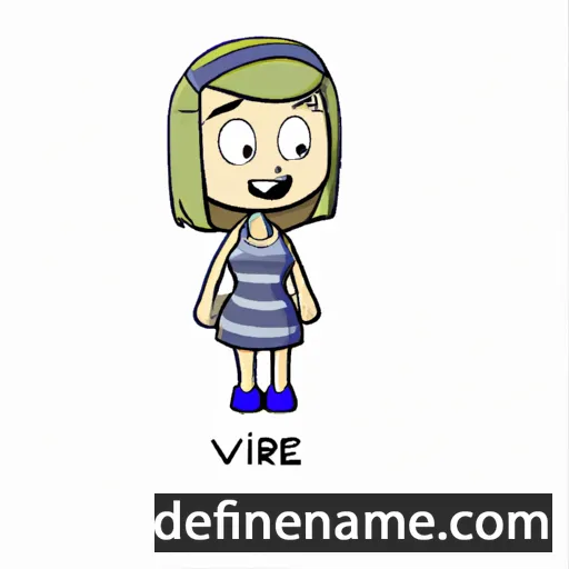 cartoon of the name Virve