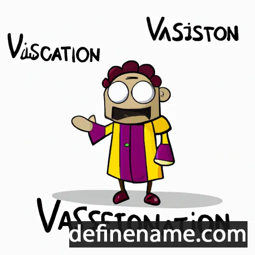 cartoon of the name Visitación