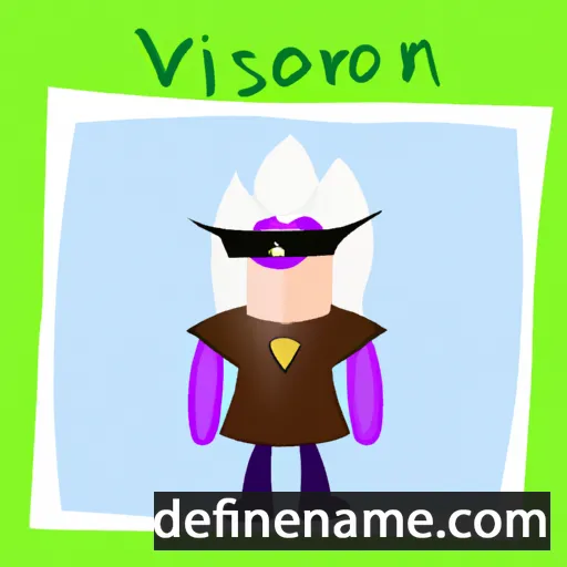 cartoon of the name Vissarion