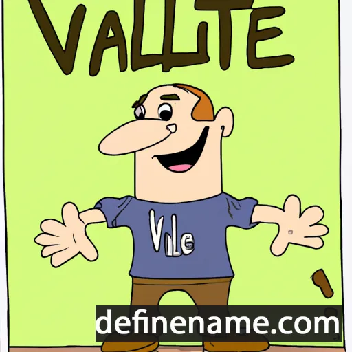 cartoon of the name Vitale