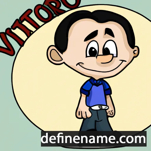 cartoon of the name Vittore