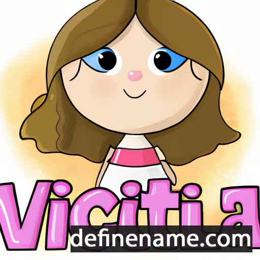 cartoon of the name Vittoria