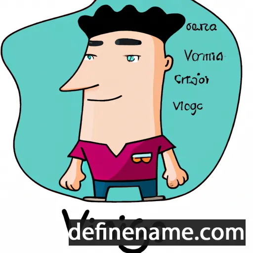 cartoon of the name Viviano