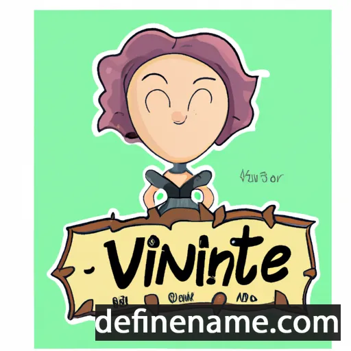 cartoon of the name Vivienne