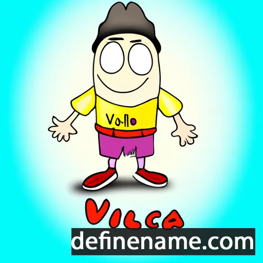 cartoon of the name Vjollca