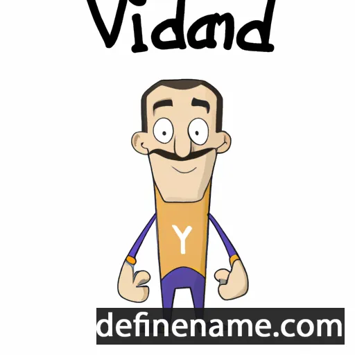 cartoon of the name Vladan