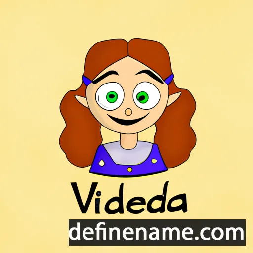 cartoon of the name Vladěna