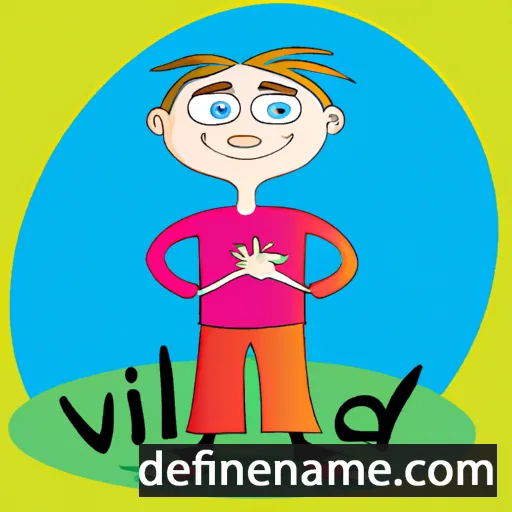 cartoon of the name Vladik