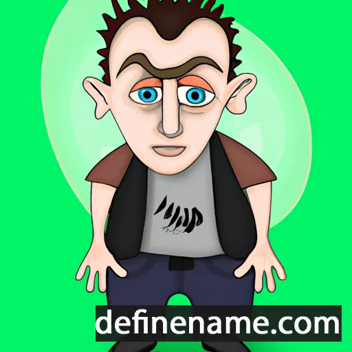 cartoon of the name Vlado