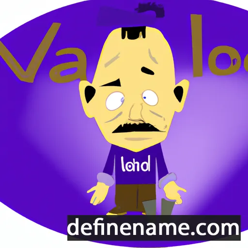 cartoon of the name Vlaho