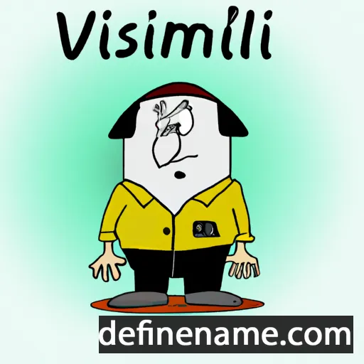 cartoon of the name Vlastimír