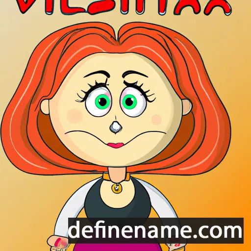 cartoon of the name Vlastimila