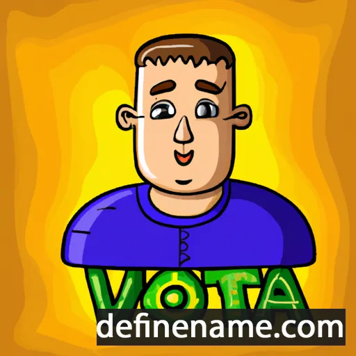 cartoon of the name Vojta