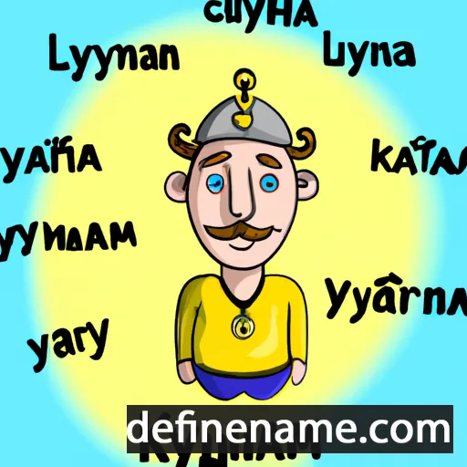 cartoon of the name Volodymyr