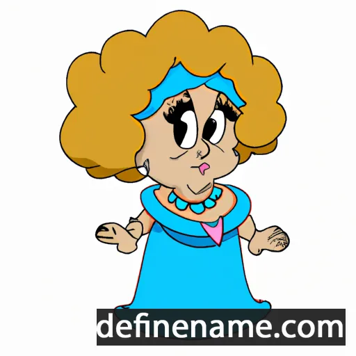 cartoon of the name Voula