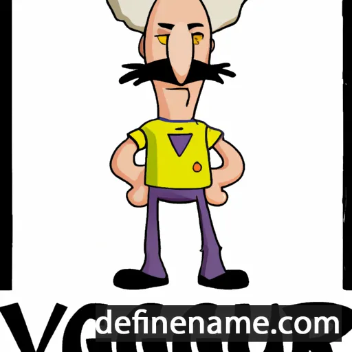 cartoon of the name Vugar