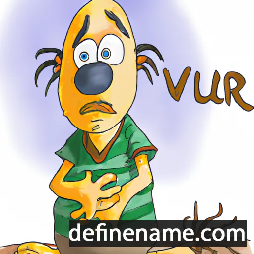 cartoon of the name Vural