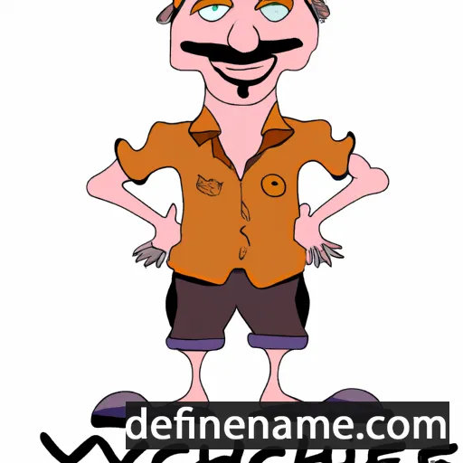 cartoon of the name Vyacheslav