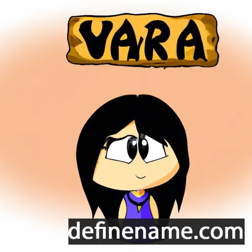 cartoon of the name Vyara