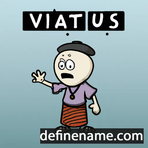 cartoon of the name Vytautas