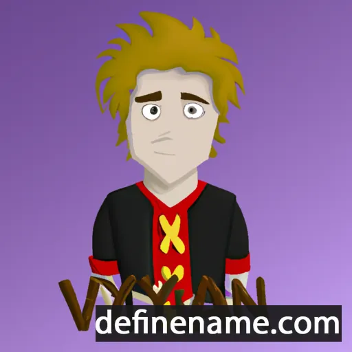 cartoon of the name Vyvyan