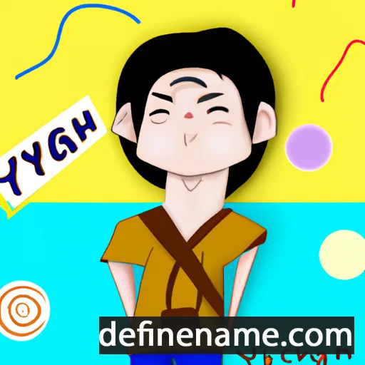 cartoon of the name Yachin