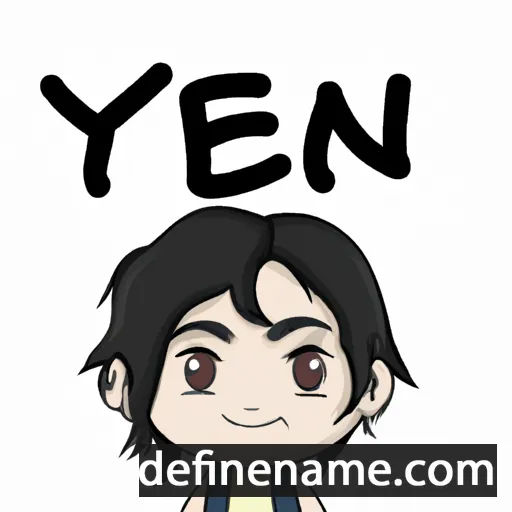 cartoon of the name Yaen