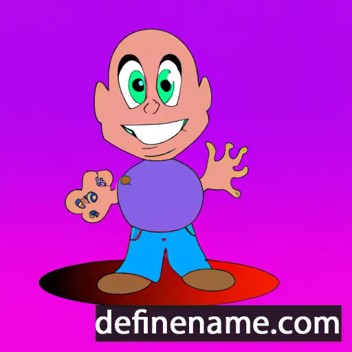 cartoon of the name Yafe