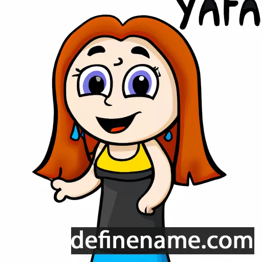 cartoon of the name Yaffa