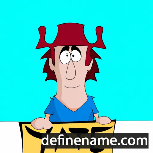 cartoon of the name Yaffe