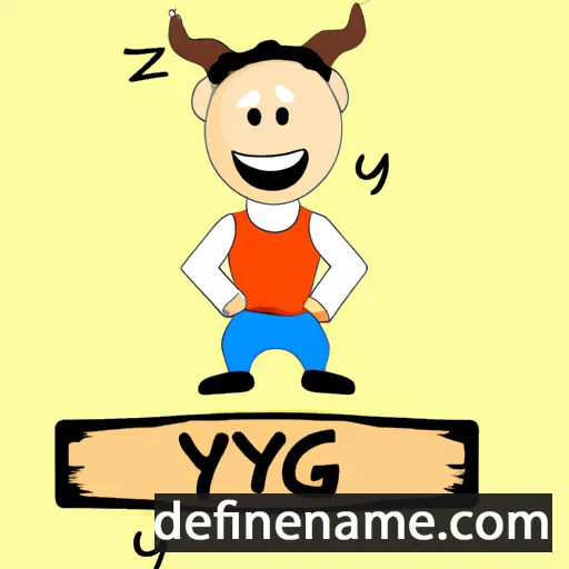 cartoon of the name Yağız