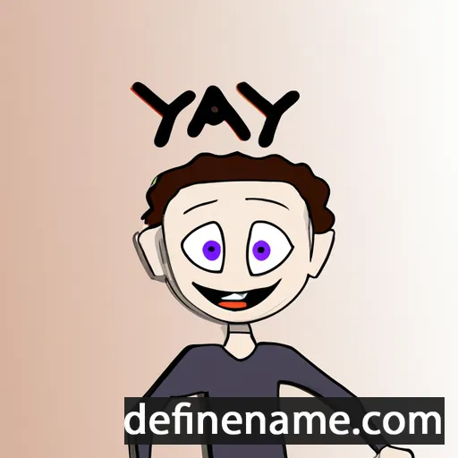 cartoon of the name Yair