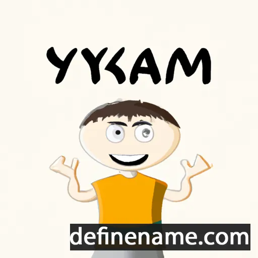 cartoon of the name Yakim