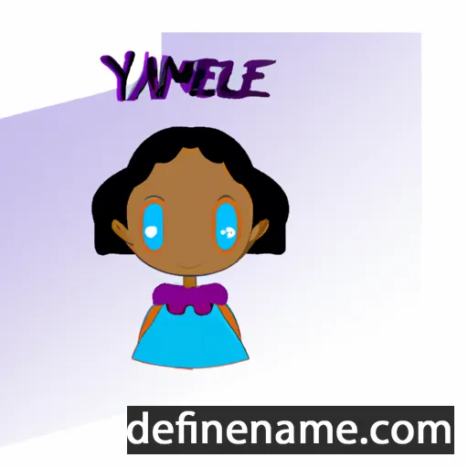 Yamilé cartoon