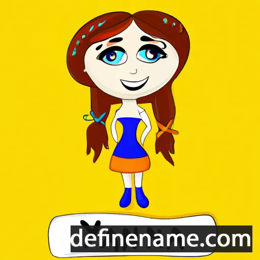 cartoon of the name Yanina