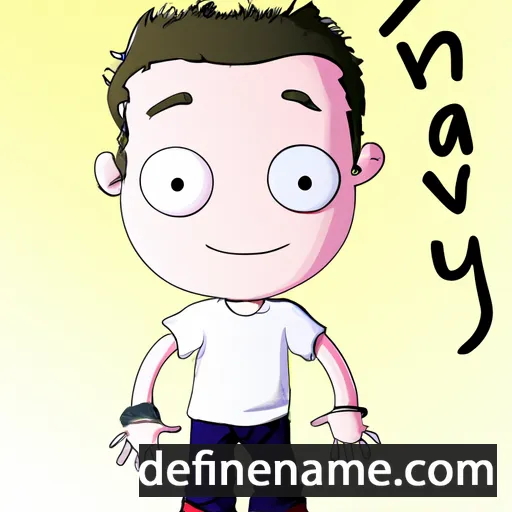 cartoon of the name Yannic