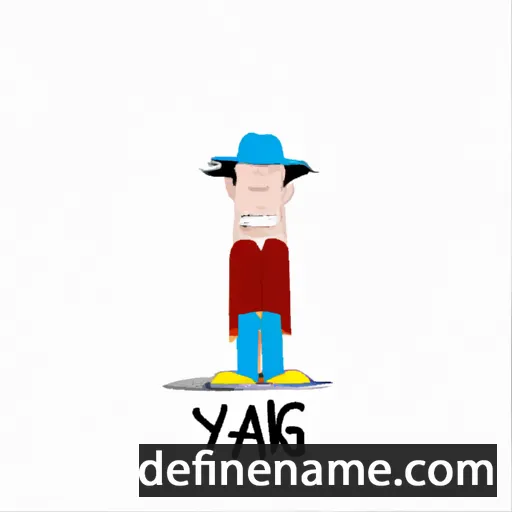 cartoon of the name Yannig